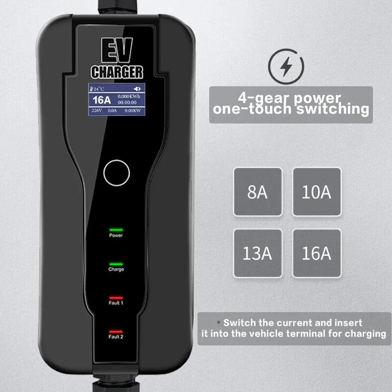 11KW 16A Taşınabilir elektrikl - Type 2 Portable Ev Charger 11Kw Cee incelemesi ve fiyatı